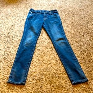 Aeropostale blue super skinny jeans